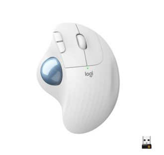 Игровая мышь Bluetooth Logitech Ergo M575 White (910-005870) - фото 1 Игровая мышь Bluetooth Logitech Ergo M575 White (910-005870) - фото 1