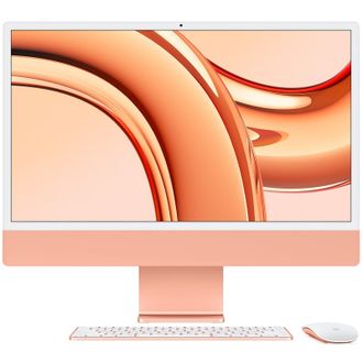 Apple iMac 24" M3/8GB/256GB Orange 2023 (Z19R) - фото 1