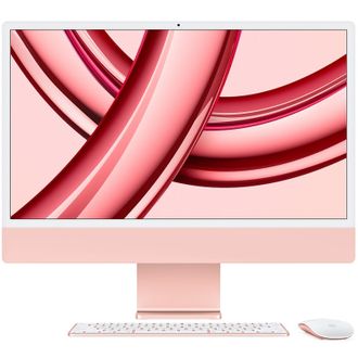 Apple iMac 24" M3/8GB/256GB Pink 2023 (MQRT3) - фото 1 Apple iMac 24" M3/8GB/256GB Pink 2023 (MQRT3) - фото 1