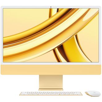 Apple iMac 24" M3/8GB/256GB Yellow 2023 (Z19F) - фото 1 Apple iMac 24" M3/8GB/256GB Yellow 2023 (Z19F) - фото 1