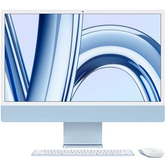 Apple iMac 24" M3/8GB/512GB Blue 2023 (MQRR3) - фото 1