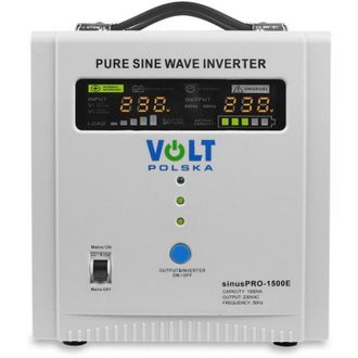 Гібридне ДБЖ/інвертор Volt Polska SINUS PRO 1500E 12V 230V (3SP091512E) - фото 2