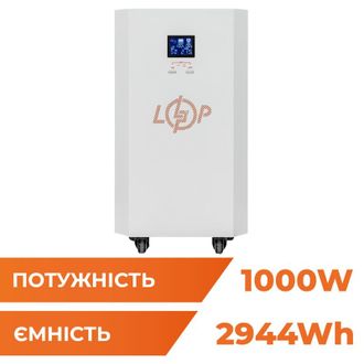 Система резервного живлення LogicPower LP Autonomic Basic F1-3,0kWh Білий глянець (23513) - фото 1