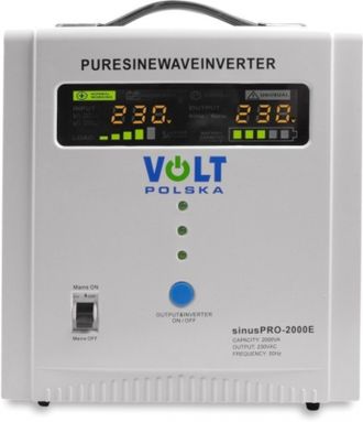 Линейно-интерактивный ИБП Volt Polska SINUS PRO 2200 E 12/230V 1600/2200W (3SP092212E) - фото 2