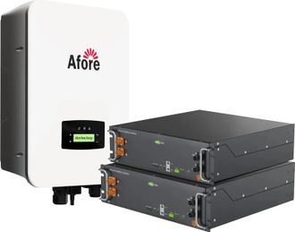 Система зберігання енергії Afore SV-1AF6K1-LES10.2K1 (6kW 10.2kWh 2BAT LiFePO4 ≥6000 циклів) - фото 1 Система зберігання енергії Afore SV-1AF6K1-LES10.2K1 (6kW 10.2kWh 2BAT LiFePO4 ≥6000 циклів) - фото 1
