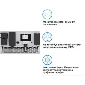 Гібридний інвертор Deye BOS-B 125KW HV-battery 220/380V трифазний (SUN-125K-PCS01HP3) - фото 4 Гібридний інвертор Deye BOS-B 125KW HV-battery 220/380V трифазний (SUN-125K-PCS01HP3) - фото 4