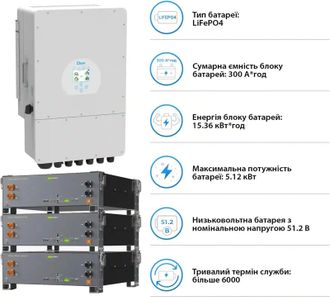 Система хранения энергии Deye SV-1DE10K1-LEC15K1-1 (10kW 15.4kWh 3BAT LiFePO4 ≥6000 циклов) - фото 5 Система хранения энергии Deye SV-1DE10K1-LEC15K1-1 (10kW 15.4kWh 3BAT LiFePO4 ≥6000 циклов) - фото 5