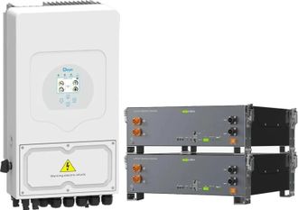 Система зберігання енергії Deye SV-1DE6K2-LEC10K1-1 (6kW 10.2kWh 2BAT LiFePO4 ≥6000 циклів) - фото 2