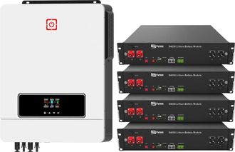 Система зберігання енергії HWS MAX10.2K-LDY9.6K1-LFP 10.2kW 9.6kWh 4BAT LiFePO4 6000 циклів - фото 1