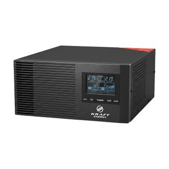 Инвертор Kraft KRF-AVR1000VA/800W-12V с правильной синусоидой под внешний аккумулятор - фото 2