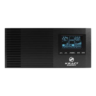 Инвертор Kraft KRF-AVR1000VA/800W-12V с правильной синусоидой под внешний аккумулятор - фото 1