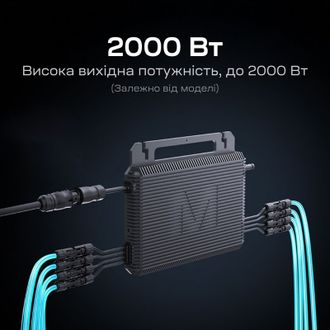 Мікроінвертор для сонячних панелей 2kW Marstek M4-2000 Saturn-M 4 MPPT On-grid - фото 3 Мікроінвертор для сонячних панелей 2kW Marstek M4-2000 Saturn-M 4 MPPT On-grid - фото 3