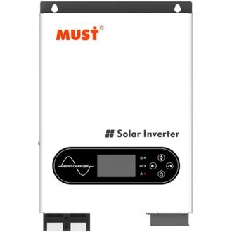 Гибридный инвертор Must PV18-6248ECO. 6200W, 48V, ток заряда 100A, 170-280V, MPPT (100А, 120-450 Vdc) - фото 1