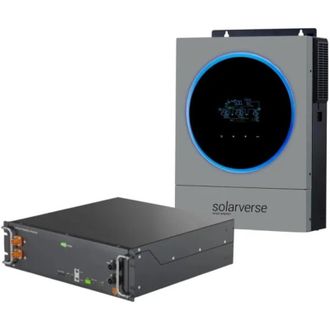 Система зберігання енергії Solarverse SV-1SV6K1-LES5.1K1 (6kW 5.1kWh 1BAT LiFePO4 ≥6000 циклів) - фото 2