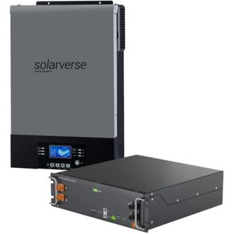 Система зберігання енергії Solarverse SV-1SV6K2-LES5.1K1 (6kW 5.1kWh 1BAT LiFePO4 ≥6000 циклів) - фото 2
