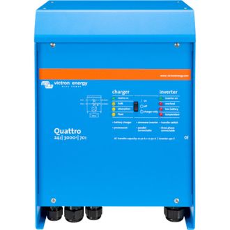 Гібридний сонячний інвертор VictronEnergy Quattro 24/3000/70-50/50 - фото 1 Гібридний сонячний інвертор VictronEnergy Quattro 24/3000/70-50/50 - фото 1