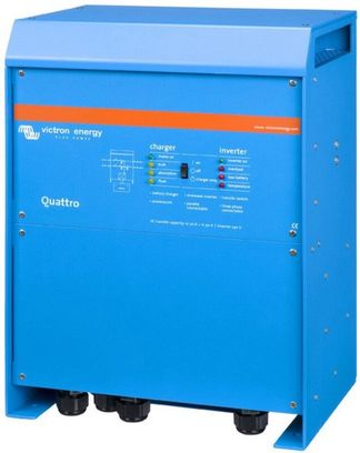 Инвертор гибридный Victron Energy Quattro 24/5000/120-100/100 (5 кВА/4 кВт, 1 фаза, без MPPT) - фото 2 Инвертор гибридный Victron Energy Quattro 24/5000/120-100/100 (5 кВА/4 кВт, 1 фаза, без MPPT) - фото 2