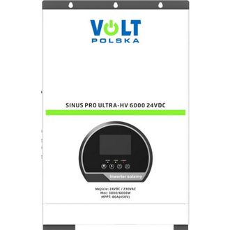 Автономний сонячний інвертор (off-grid) Volt Polska SINUS PRO ULTRA-HV 6000 (3SSHV30024) - фото 1