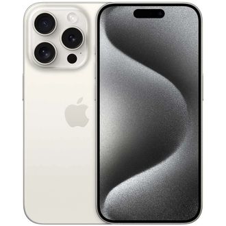 Apple iPhone 15 Pro 128GB White Titanium (MTUW3) - фото 1 Apple iPhone 15 Pro 128GB White Titanium (MTUW3) - фото 1