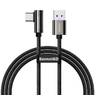 Кабель Baseus Legend Series Elbow Fast Charging Data Cable USB to Type-C 66W 1m Black (CATCS-B01) - фото 1 Кабель Baseus Legend Series Elbow Fast Charging Data Cable USB to Type-C 66W 1m Black (CATCS-B01) - фото 1