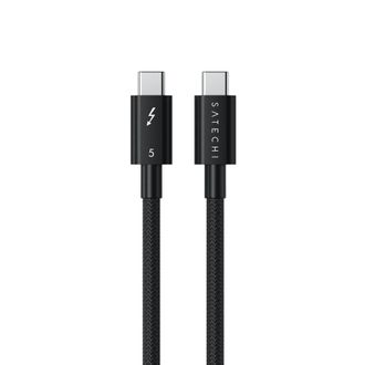 Кабель Satechi Thunderbolt 5 Pro 240W Cable Black (1 m) (ST-YTB5100K) - фото 3 Кабель Satechi Thunderbolt 5 Pro 240W Cable Black (1 m) (ST-YTB5100K) - фото 3