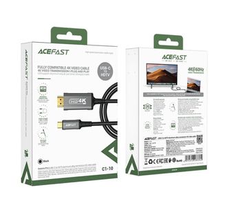 Кабель ACEFAST C1-10 USB-C to HDTV aluminum alloy connectors HD video cable Black - фото 2