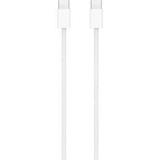 Кабель Apple USB-C to USB-C Woven Cable 60W 1m White (MQKJ3) - фото 2 Кабель Apple USB-C to USB-C Woven Cable 60W 1m White (MQKJ3) - фото 2