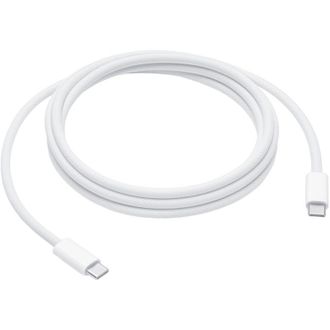 Кабель Apple USB-C to USB-C Woven Cable 240W 2m White (MU2G3) - фото 1 Кабель Apple USB-C to USB-C Woven Cable 240W 2m White (MU2G3) - фото 1