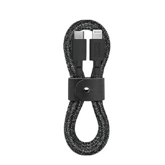 Кабель Native Union Belt Cable USB-C to Lightning Cosmos Black (1.2 m) (BELT-KV-CL-CS-BK-2) - фото 1 Кабель Native Union Belt Cable USB-C to Lightning Cosmos Black (1.2 m) (BELT-KV-CL-CS-BK-2) - фото 1