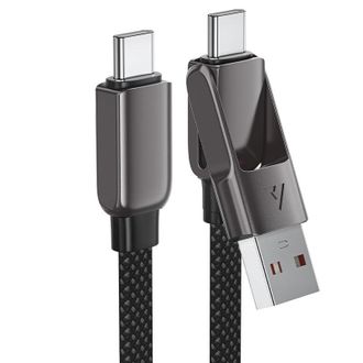 Кабель Acefast C13-04 USB/USB-C to USB-C - фото 2 Кабель Acefast C13-04 USB/USB-C to USB-C - фото 2