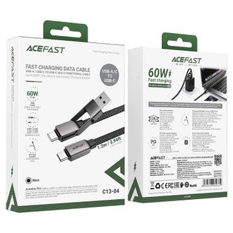 Кабель Acefast C13-04 USB/USB-C to USB-C - фото 3 Кабель Acefast C13-04 USB/USB-C to USB-C - фото 3
