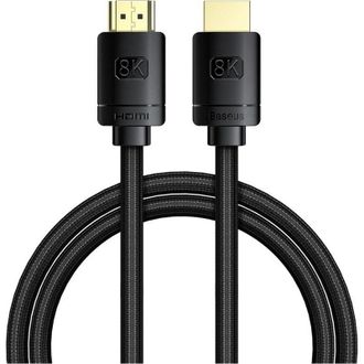 Кабель Baseus HDMI High Definition 8KHDMI To 8KHDMI (1m) (CAKGQ-J01) - фото 1 Кабель Baseus HDMI High Definition 8KHDMI To 8KHDMI (1m) (CAKGQ-J01) - фото 1