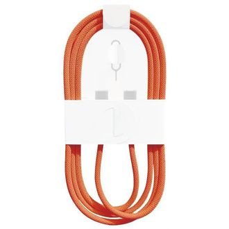 Дата кабель USB-C to USB-C FineWoven iP17 for Apple (AAA) (1m) (box) (Orange) - фото 2 Дата кабель USB-C to USB-C FineWoven iP17 for Apple (AAA) (1m) (box) (Orange) - фото 2