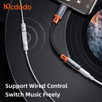 Переходник Mcdodo [CA-7561] Digital Audio Cable USB-C to 3.5mm 0.11m - фото 3