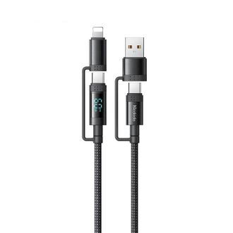 Кабель Mcdodo [CA-1990] 4in1 Travel Data Cable USB-C/USB to USB-C/Lightning 60W 1.2m - фото 2
