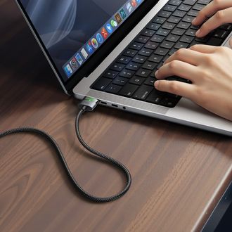 Кабель Mcdodo [CA-2070] USB-C to MagSafe 3 140W 2m (Black) - фото 3