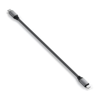 Кабель Satechi USB-C to Lightning Cable Space Gray (25 cm) (ST-TCL10M) - фото 3 Кабель Satechi USB-C to Lightning Cable Space Gray (25 cm) (ST-TCL10M) - фото 3