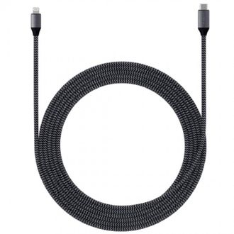 Кабель Satechi USB-C to Lightning Cable Space Gray (1.8 m) (ST-TCL18M) - фото 2 Кабель Satechi USB-C to Lightning Cable Space Gray (1.8 m) (ST-TCL18M) - фото 2