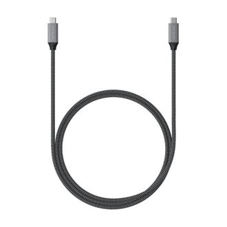 Кабель Satechi USB4 C to C Cable 100W Space Gray (80 cm) (ST-U4C80M) - фото 1