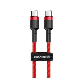 Кабель USB Type-C Baseus Cafule PD2.0 60W flash charging USB Type-C 20V 3A 2M Red (CATKLF-H09) - фото 1 Кабель USB Type-C Baseus Cafule PD2.0 60W flash charging USB Type-C 20V 3A 2M Red (CATKLF-H09) - фото 1