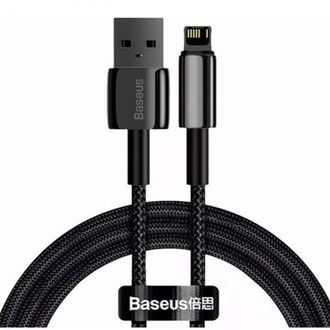 Кабель Baseus Tungsten Gold Fast Charging Lightning 2.4A (2m) - фото 1 Кабель Baseus Tungsten Gold Fast Charging Lightning 2.4A (2m) - фото 1