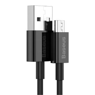 Кабель Micro USB Baseus USB to Micro USB Superior Series 2m Black (CAMYS-A01) - фото 2