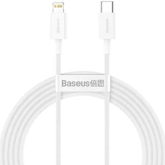 Кабель Baseus Superior Series Fast Charging Type-C to Lightning PD 20W (1m) white - фото 1 Кабель Baseus Superior Series Fast Charging Type-C to Lightning PD 20W (1m) white - фото 1