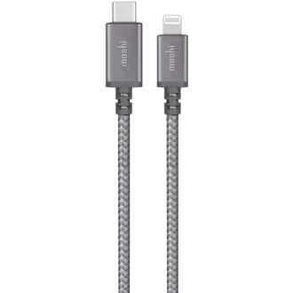 Кабель Moshi Integra Cable USB-C to Lightning Titanium Gray (1.2 m) (99MO084041) - фото 1