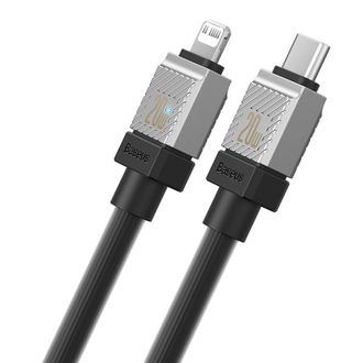 Кабель Baseus CoolPlay Series Fast Charging Cable Type-C to iP 20W 2m Black (CAKW000101) - фото 3 Кабель Baseus CoolPlay Series Fast Charging Cable Type-C to iP 20W 2m Black (CAKW000101) - фото 3