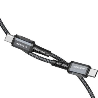 Кабель Acefast C1-03 USB-C to USB-С black (AFC1-03B) - фото 1 Кабель Acefast C1-03 USB-C to USB-С black (AFC1-03B) - фото 1