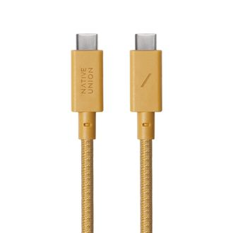 Кабель Native Union Anchor Cable USB-C to USB-C Pro 240W Kraft (3 m) (ACABLE-C-KFT-NP) - фото 2 Кабель Native Union Anchor Cable USB-C to USB-C Pro 240W Kraft (3 m) (ACABLE-C-KFT-NP) - фото 2