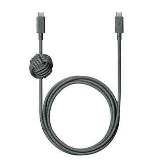 Кабель Native Union Anchor Cable USB-C to USB-C Pro 240W Slate Green (3 m) (ACABLE-C-GRN-NP) - фото 1 Кабель Native Union Anchor Cable USB-C to USB-C Pro 240W Slate Green (3 m) (ACABLE-C-GRN-NP) - фото 1