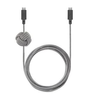 Кабель Native Union Anchor Cable USB-C to USB-C Pro 240W Zebra (3 m) (ACABLE-C-ZEB-NP) - фото 1 Кабель Native Union Anchor Cable USB-C to USB-C Pro 240W Zebra (3 m) (ACABLE-C-ZEB-NP) - фото 1