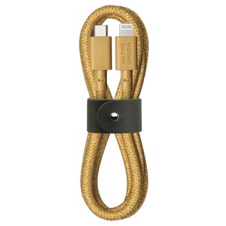 Кабель Native Union Belt Cable USB-C to USB-C Kraft (1.2 m) (BELT-C-KFT-2-NP) - фото 1 Кабель Native Union Belt Cable USB-C to USB-C Kraft (1.2 m) (BELT-C-KFT-2-NP) - фото 1
